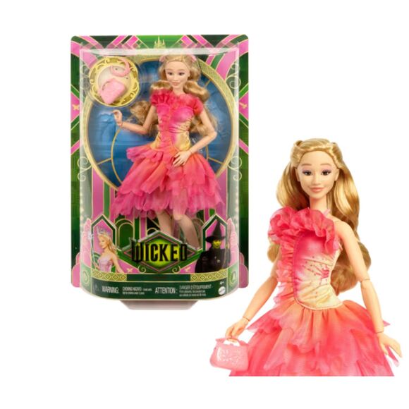Wicked Glinda Doll With Removable Fashions & Accessories, MISPRINT ON BOX - Picture 1 of 4
